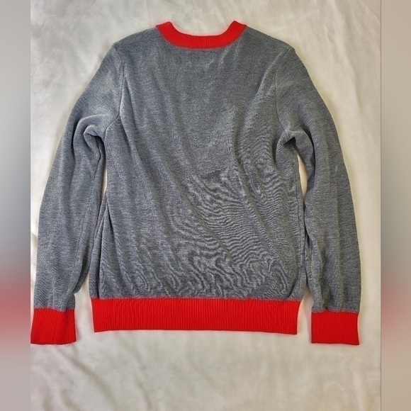 The Office Ugly Christmas Sweater. Nice Package. Men's Medium. Grey/Red - Picture 4 of 12